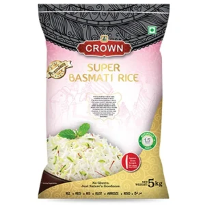 ROYAL CROWN SUPER KERNEL BASMATI RICE 5KG