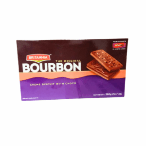 BRITANNIA BOURBON CREME BISCUITS 390gr