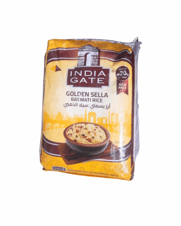 INDIA GATE SELLA BASMATI  RICE 20KG