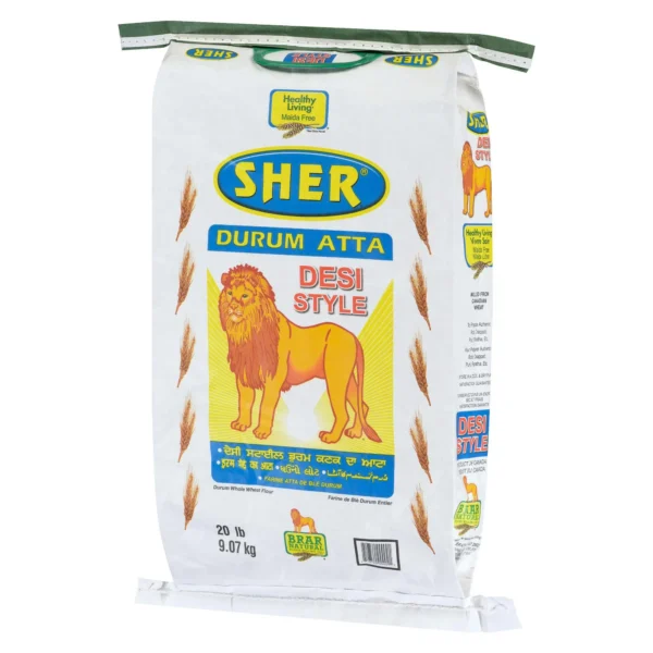 SHER WHEAT(DURUM) FLOUR 9,07KG