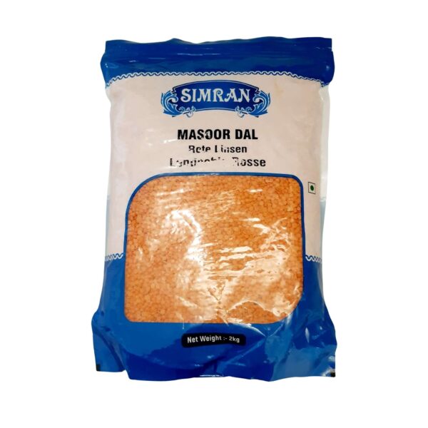 Simran Masoor Dal Whole 2Kg (Brown Lentils)
