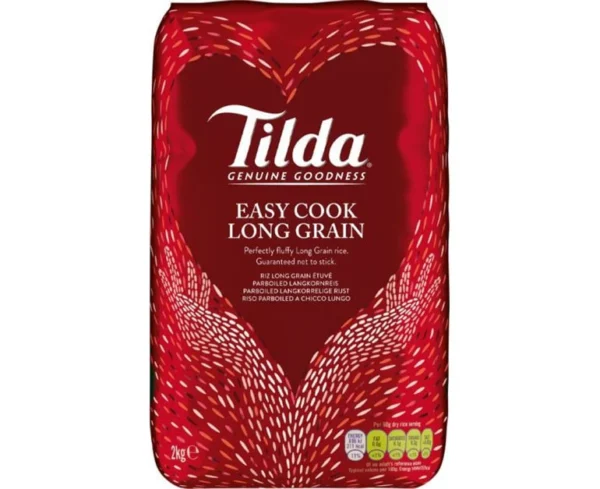 Tilda Easy Cook Rice 2Kg