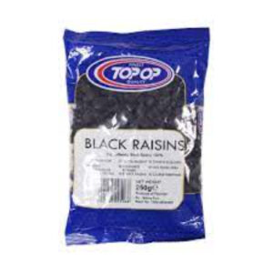 TOP OP BLACK RAISINS 250GR