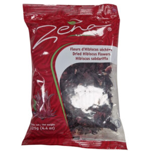 ZENA SUN DRIED RED HIBISCUS 125GR