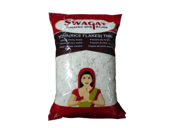 Swagat Rice Flakes Thin 1Kg (Poha)