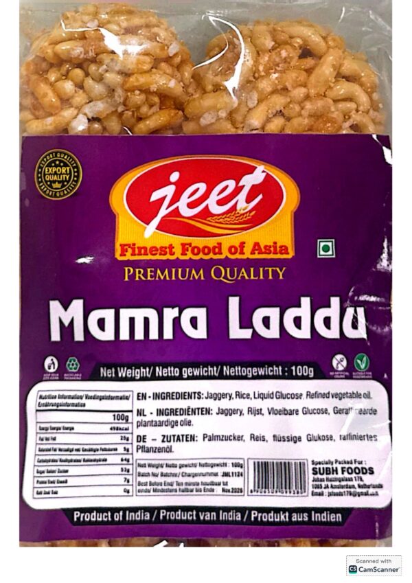 Jeet Mamra Laddu 100gr ( Puffed Rice)