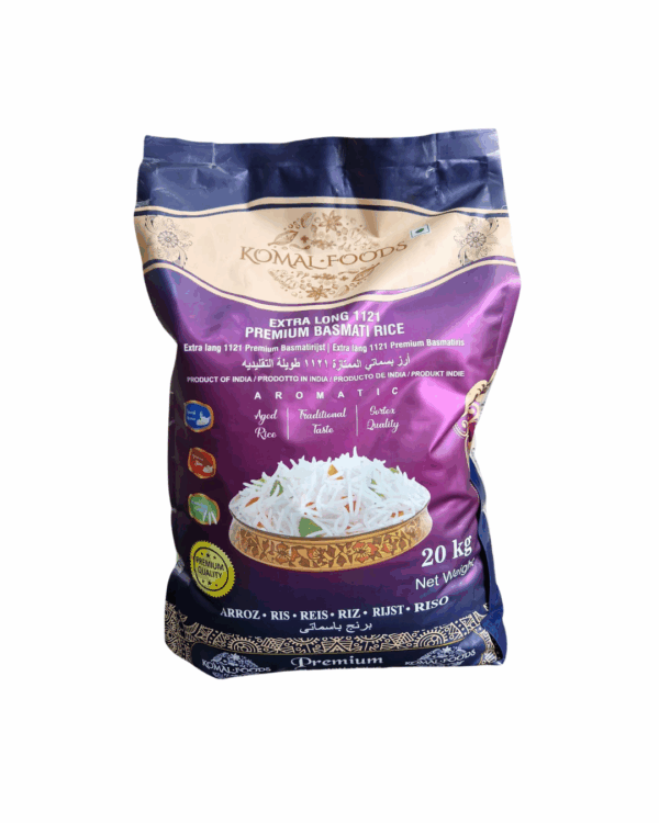 Komal Extra long Basmati Rice 20kg