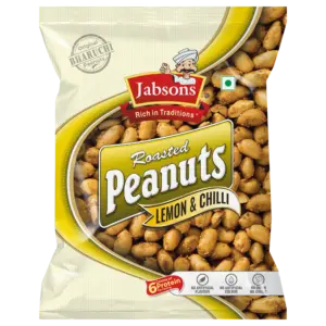 JABSONS ROASTED PEANUTS LEMON CHILLI 140GR