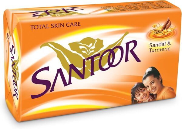 Santoor Soap Sandal & Turmeric  150gr (orange)