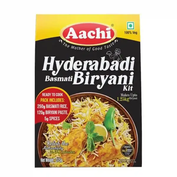 Aachi Hyderabadi Basmati Biryani Kit 375gr