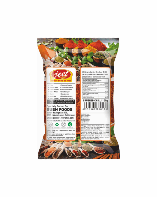 Jeet Crushed Chilli 100gr