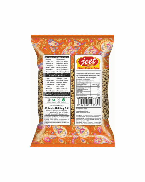 Jeet Dhania Whole 750gr (Coriander)