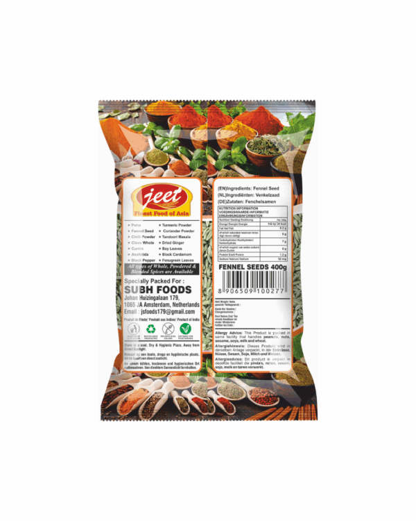 Jeet Fennel Seeds 400Gr