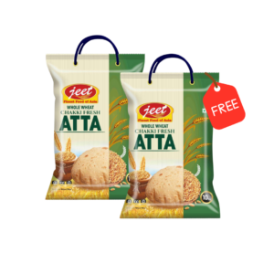 Jeet Whole Wheat Chakki Fresh Atta 10kg (Buy 1 Get 1)