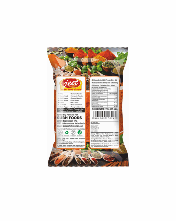Jeet Chilli Powder Extra Hot 400gr