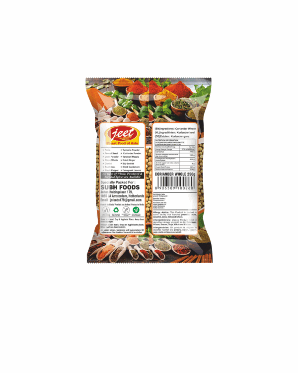 Jeet Dhania Whole 250gr (Coriander)