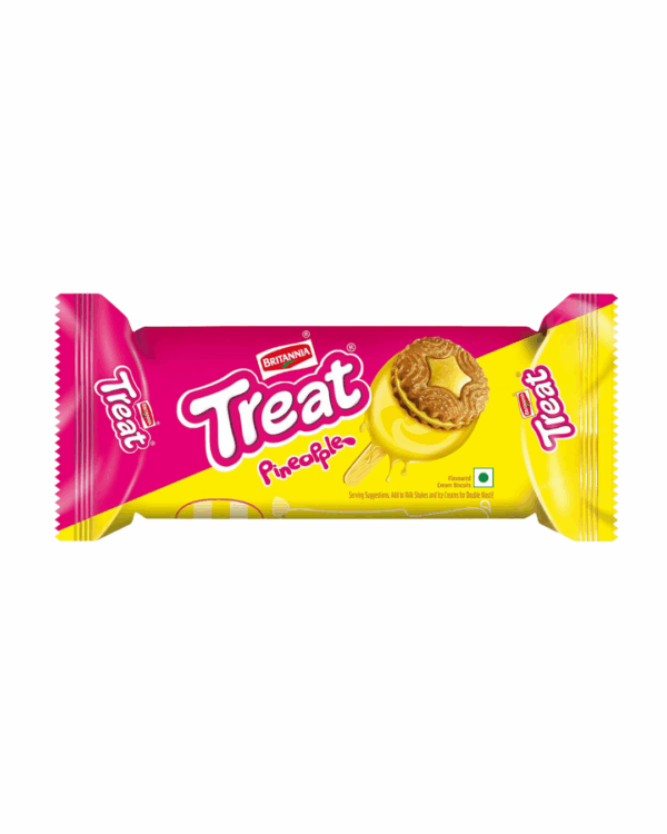 Britannia Cream Treat  Pineapple Cookies 100gr