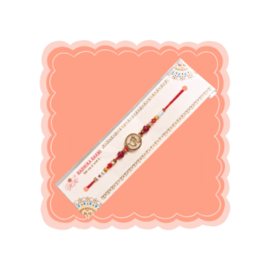 Om Beaded Rakhi per piece
