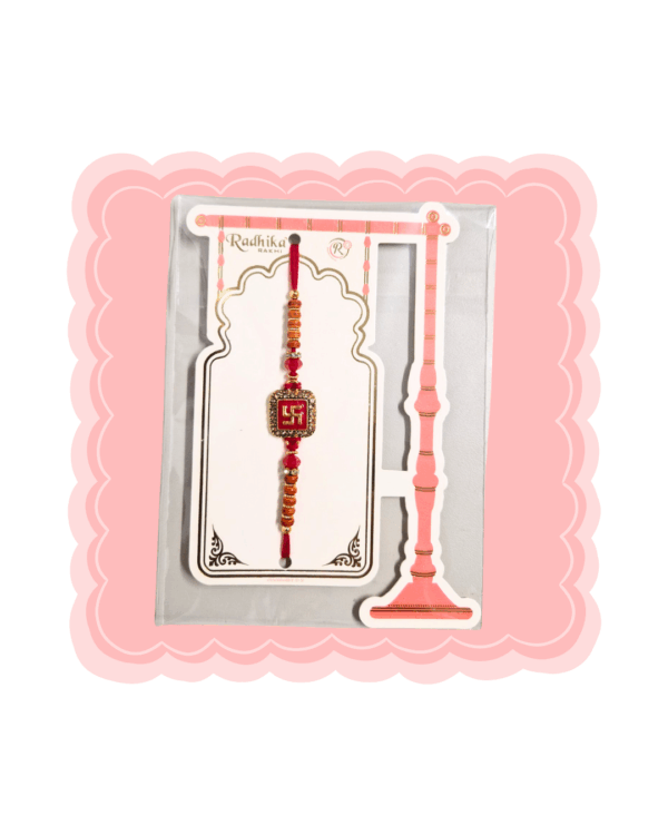 swastik rakhi for raksha bandhan