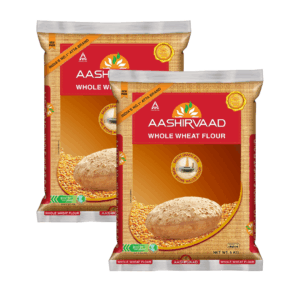 Aashirvaad Whole wheat Atta 5KG x2