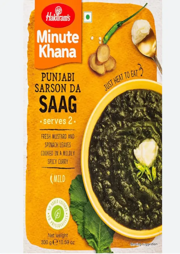 Haldiram Minute Punjabi Sarson Da Saag 300Gr