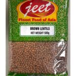 Jeet Brown Lentils 500gr (Whole Masoor)