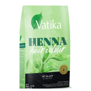 VATIKA HENNA  HAIR COLOUR JET BLACK 60GR