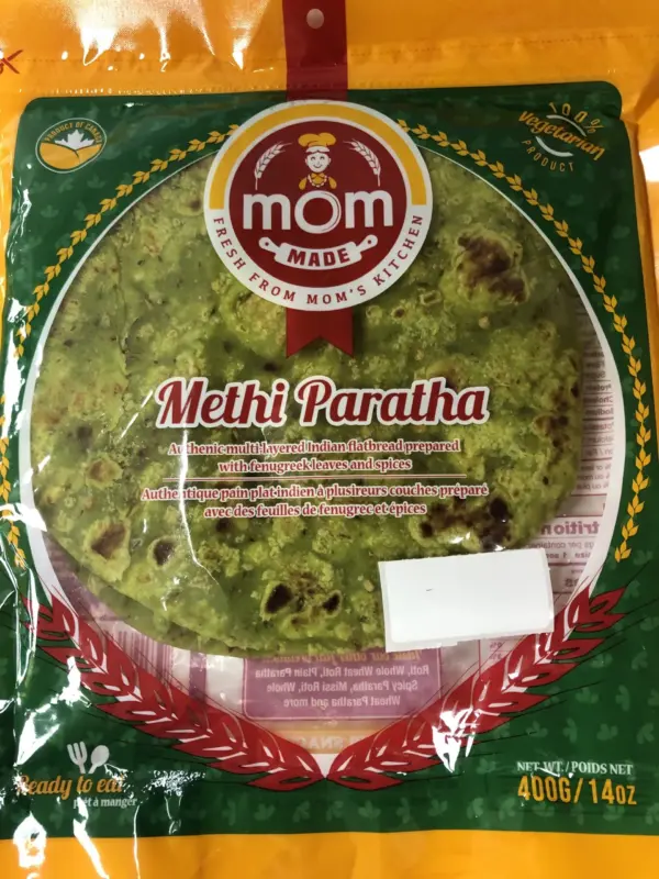 Mom made Methi Parantha 400gr (non froz)
