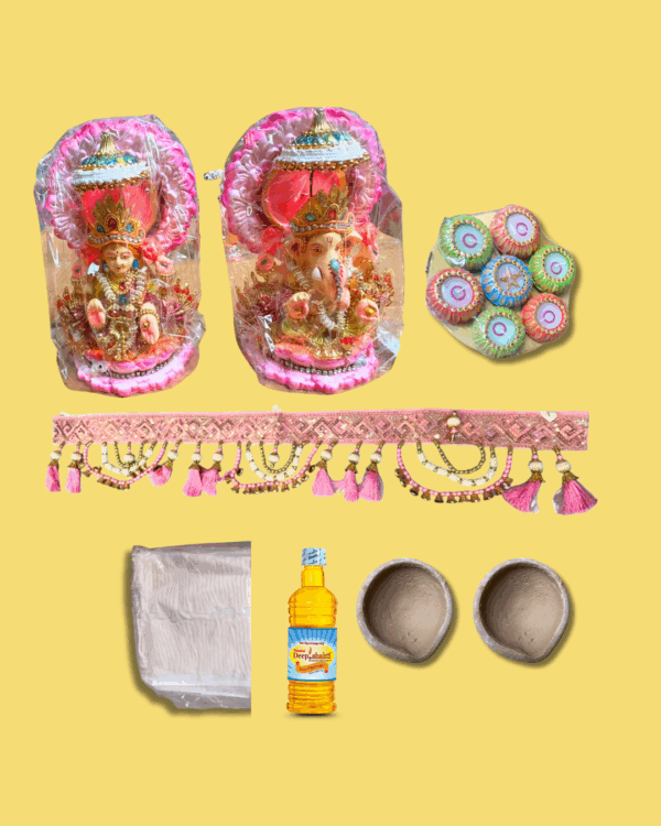 Diwali Puja Gift Kit with Ganesh & Laxmi