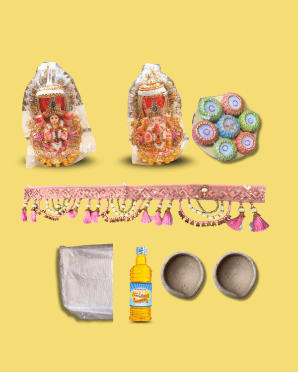 Diwali Puja Gift Kit with Ganesh & Laxmi