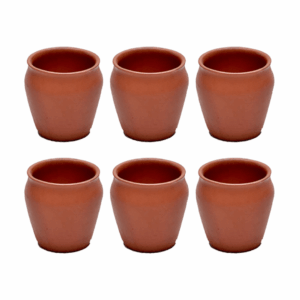 CLAY GLASS SET of 6