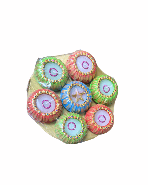 Diya Beautiful Ornamental Tray Set of 7 (No6)