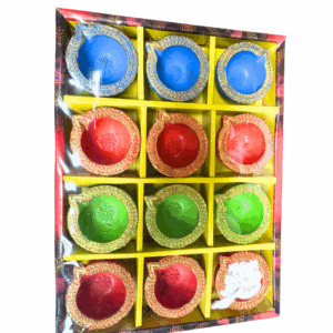 Diya  Beautiful Set of 12 - Simple (GD 101)