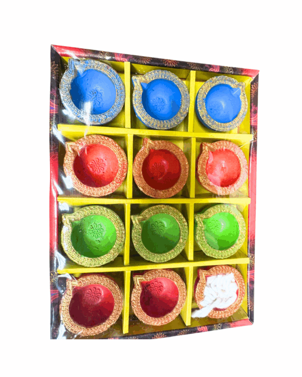 Diya  Beautiful Set of 12 - Simple (GD 101)
