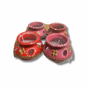 Diya Matki Tray set of 4 (TR 52)