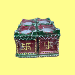 Diya Tulsi Tray set of 4 (TR 48)