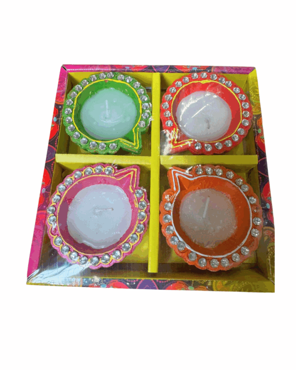 Diya Wax set of 4 (APT 010)