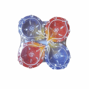 Diya fancy Tray set of 4 (TR55)