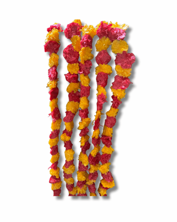 Plastic phool mala for decoration Mix Colour per piece