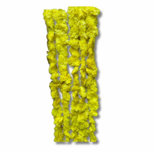 Plastic phool mala for decoration Yellow per piece
