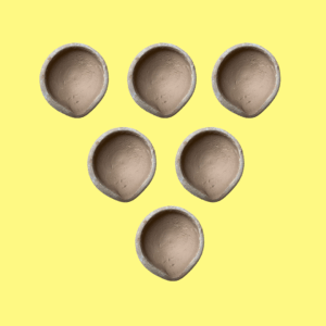 Diya Plain per piece (01) - pack of 6
