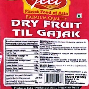 Jeet Dry Fruit Til Gajak 200gr (Chikki)