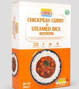 Ashoka Chickpeas Curry & Steamed Rice 250gr