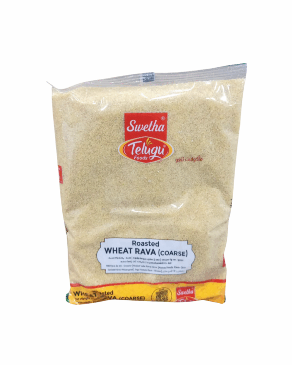 Swetha Telugu Roasted Wheat Rava Coarse 1kg - Little India