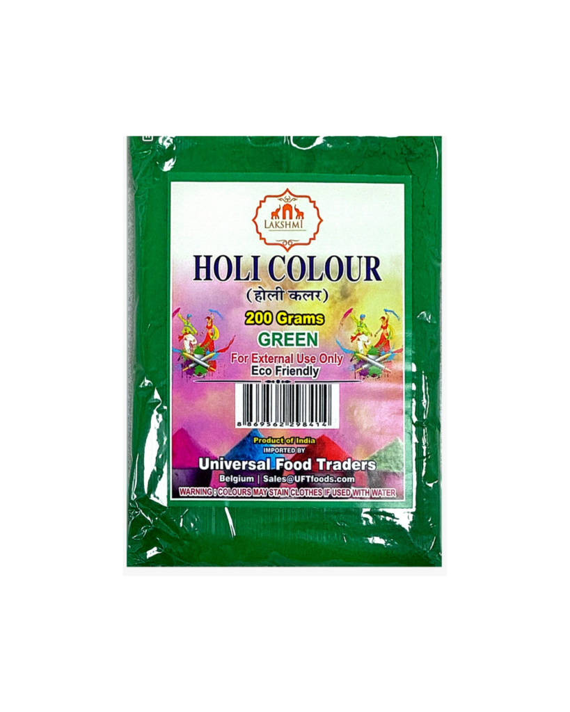 holi color green