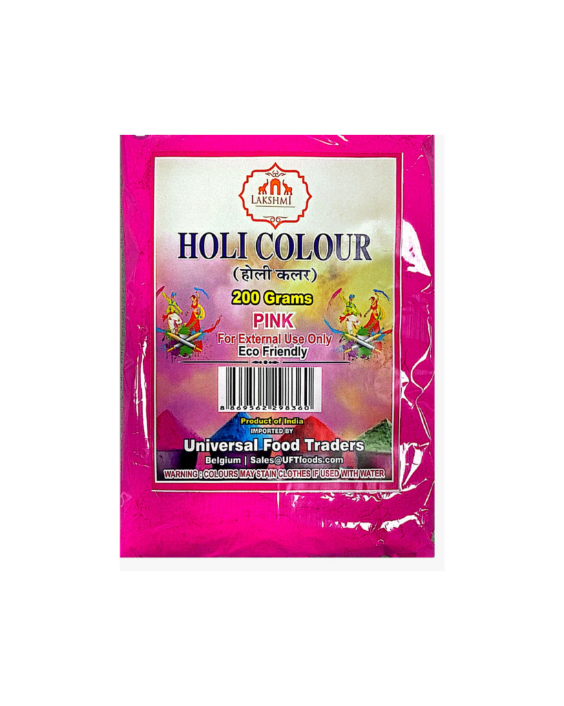 holi colur pink