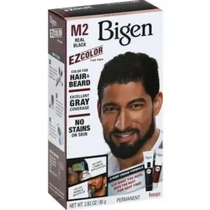 BIGEN MEN'S HAIR &  BEARD COLOUR REAL BLACK M2