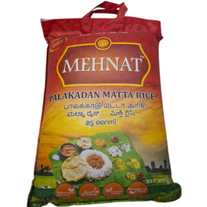 MEHNAT PALAKADAN MATTA(RED RAW)  RICE 10KG