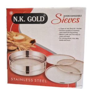 N.K. Gold Interchangeable Sieves  4 set ( Atta Chhani)