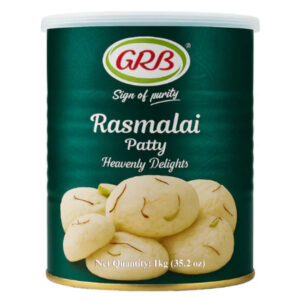 GRB Rasmalai Patty 1Kg (Tin)
